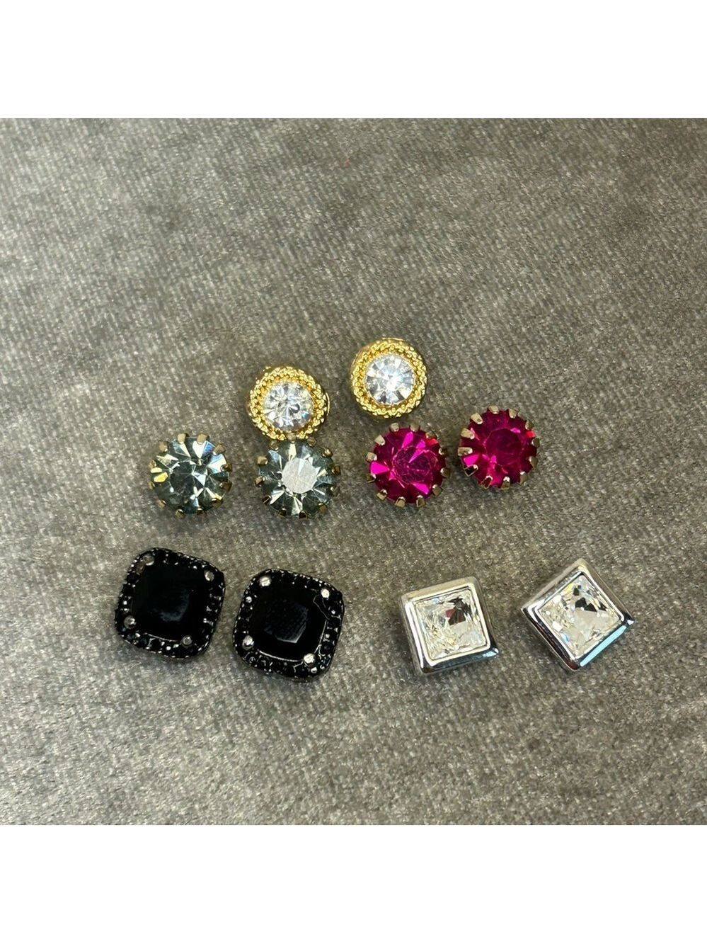 Bundle of small stud earrings